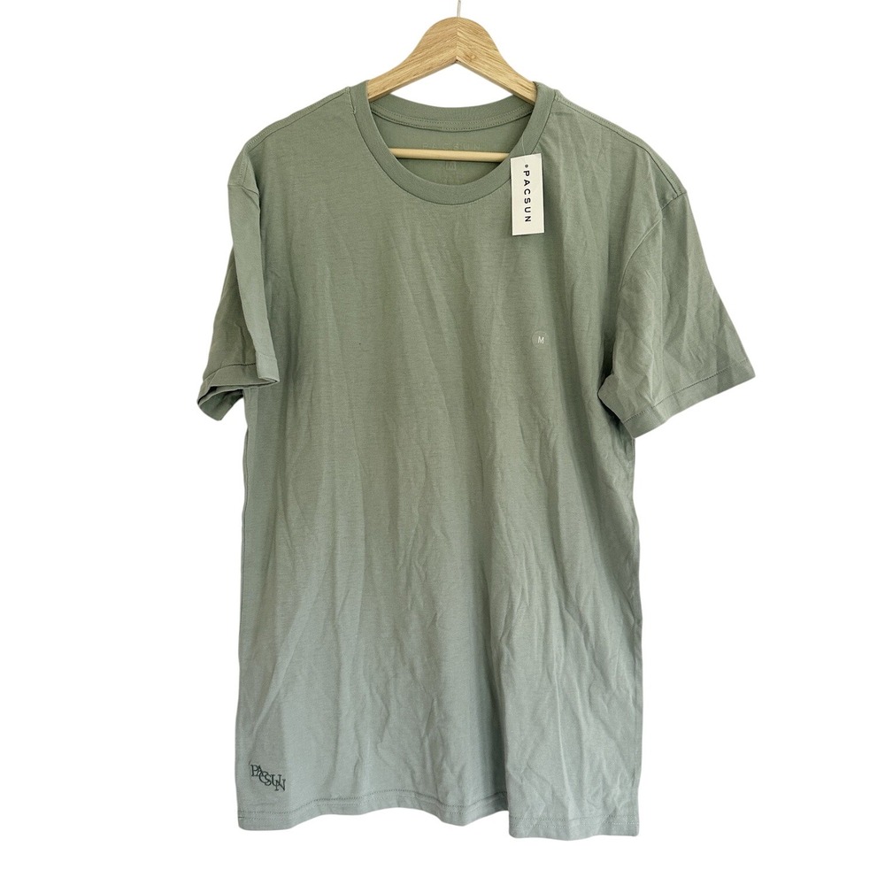 PACSUN Los Angeles Jade Green T-shirt Tee Loose Fit Short Sleeve Mens Medium NEW